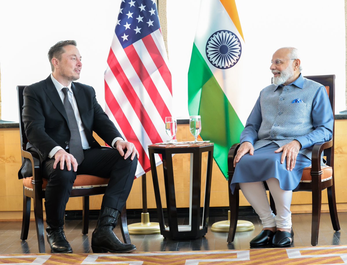 Read more about the article “Tesla Coming To India As Soon As…”: Elon Musk After Meeting PM Modi