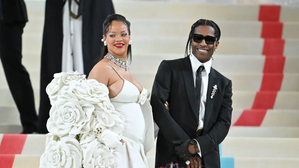 Another musical duo, Rihanna and A$AP Rocky, placed second on the list.