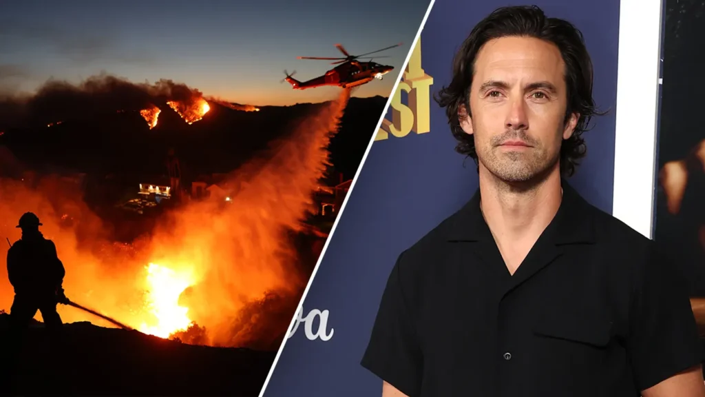 Milo Ventimiglia evacuated his Malibu home on Tuesday. Getty Images