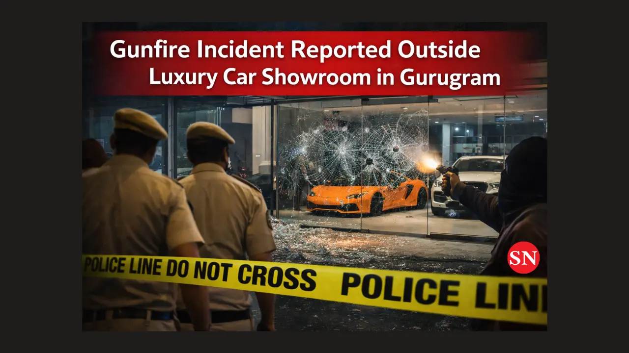 Gunfire Incident Reported Outside Luxury Car Showroom in Gurugram